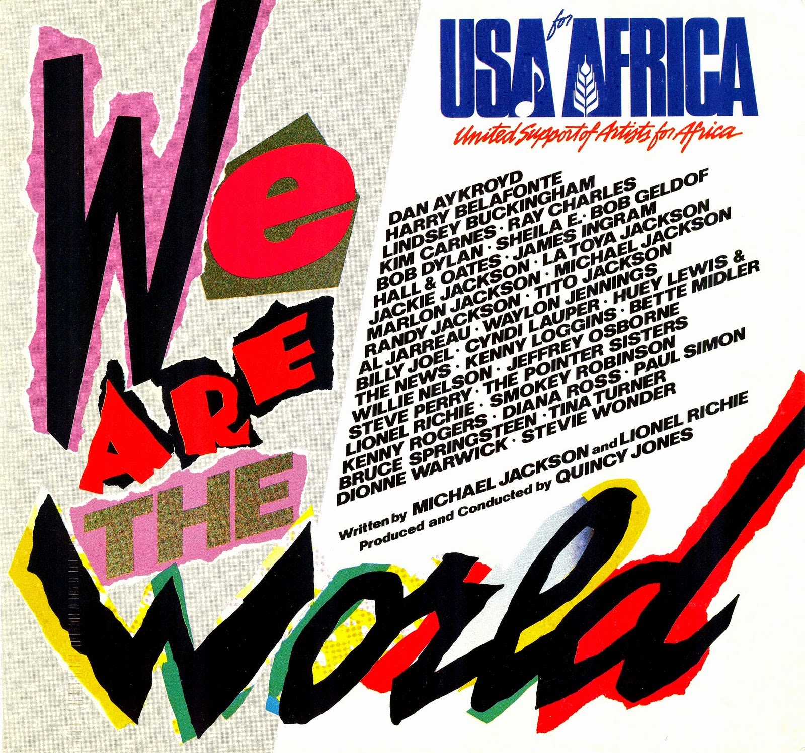 Top Of The Pops 80s USA For Africa We Are the World 1985
