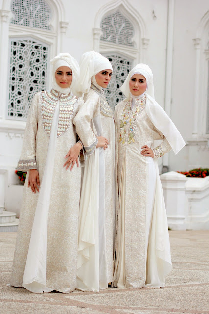56 Model Baju Pesta Muslim Brokat Sifon Terbaru 2019 