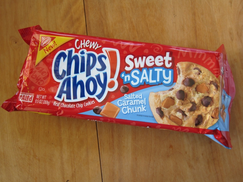 Review Salted Caramel Chunk Chewy Chips Ahoy Cookies Brand Eating