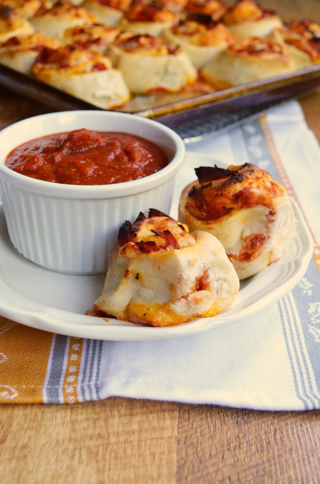 Our Beautiful Mess Pepperoni Pizza Rolls