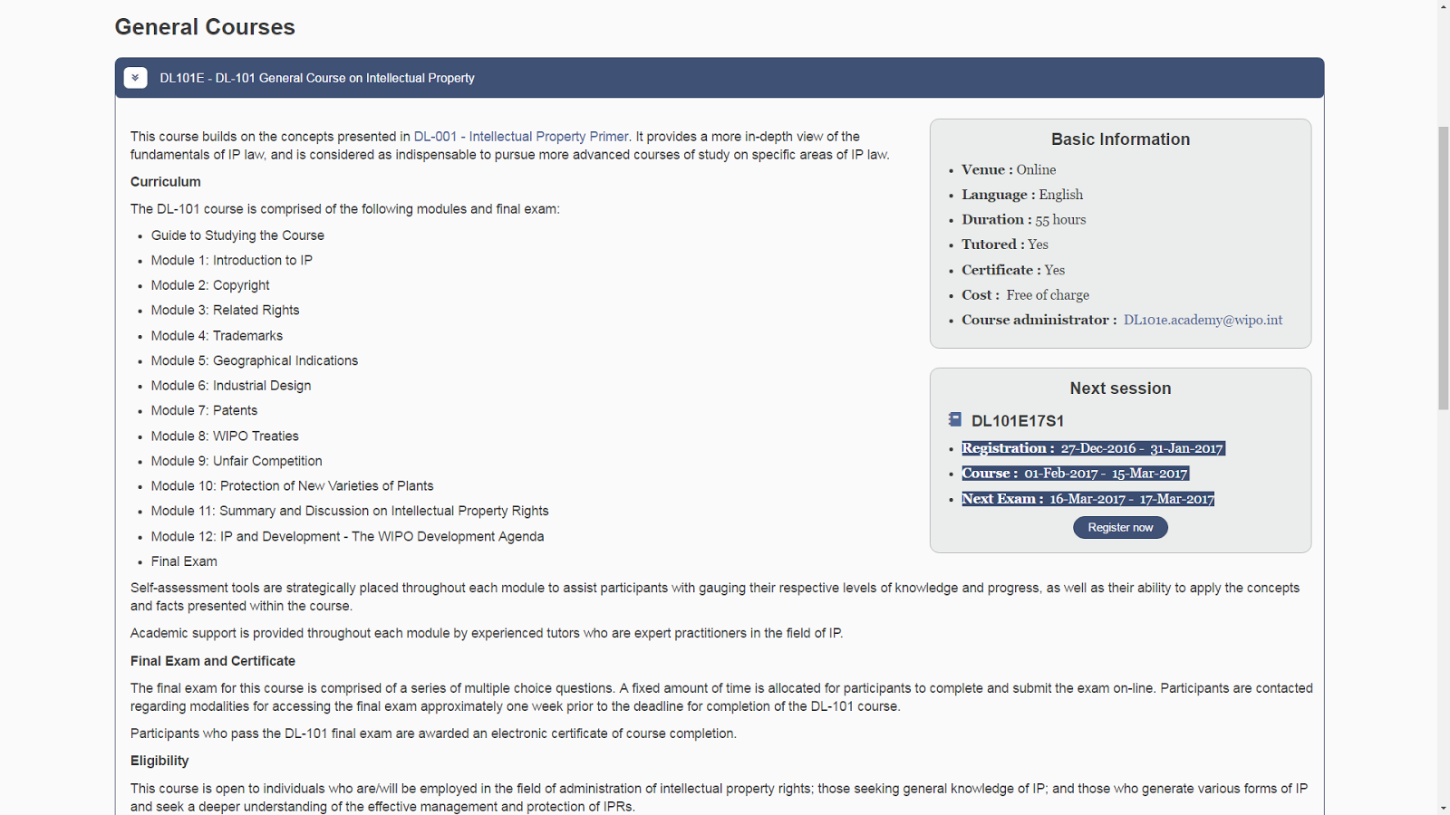 BRICSLICS Call for Participation General Course on Intellectual