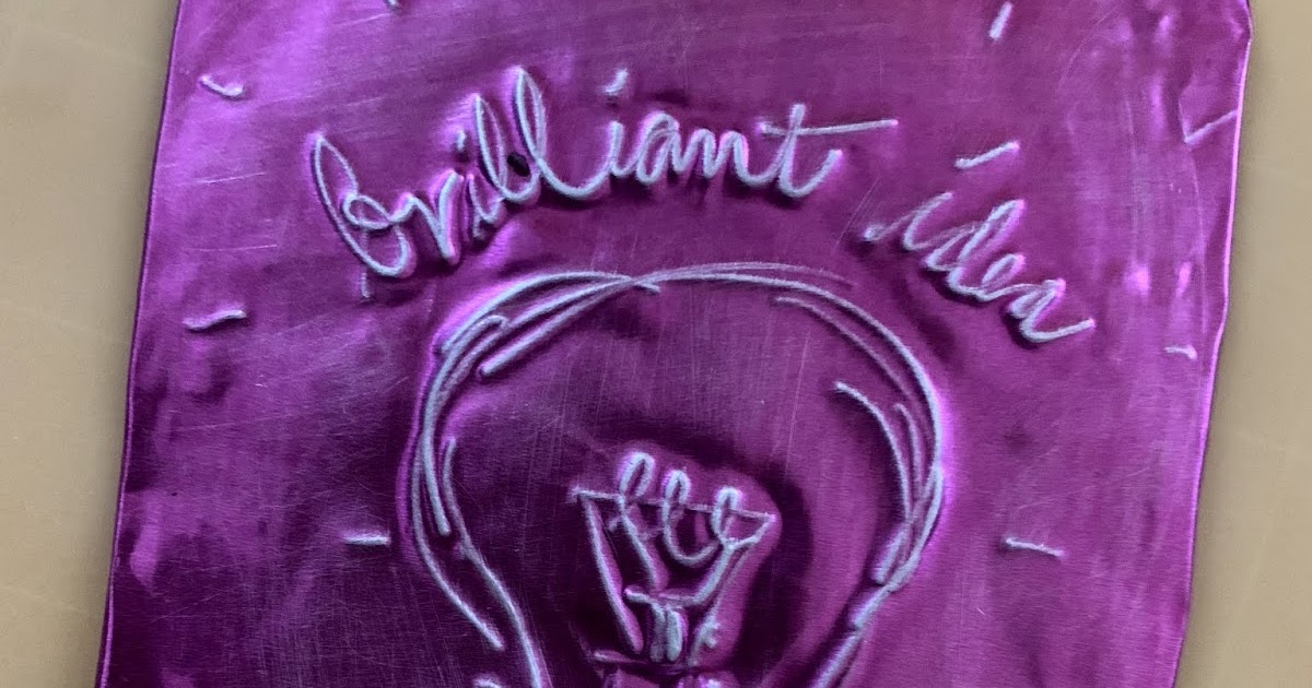 Amy Corbin Embossing metal sheets with the Cricut Maker & Explore