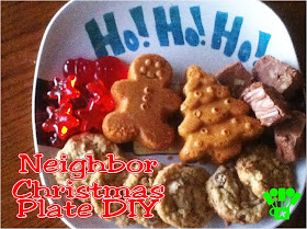 DIY Christmas Plate Cookie Gifts. A fun family tradition taken to the next level with DIY Christmas Plates