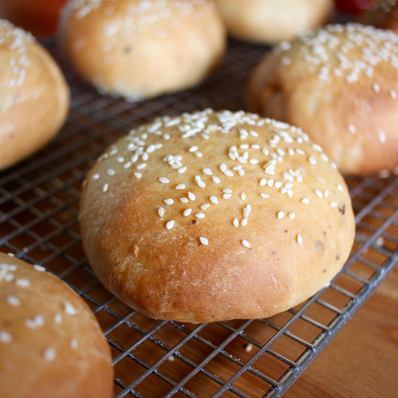 Green Gourmet Giraffe Burger buns (vegan)