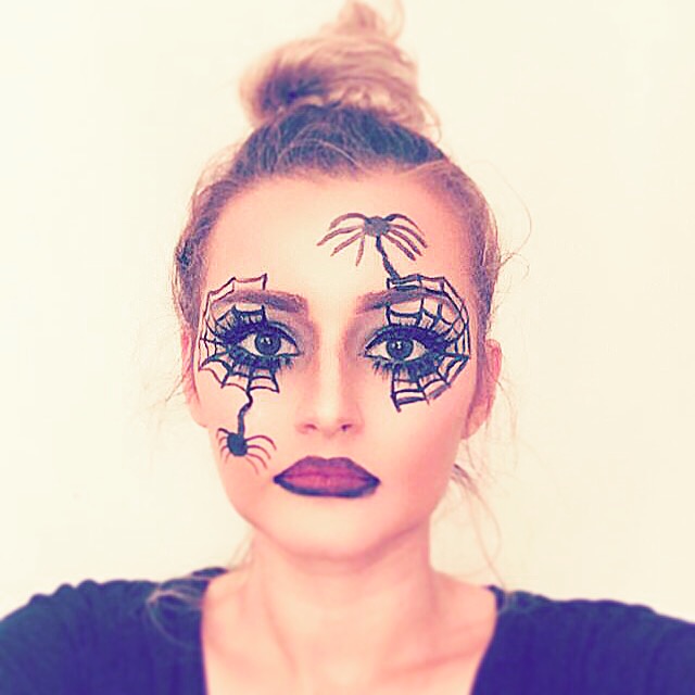 Lovelaughslipstick blog - Halloween Cobweb Makeup Looks