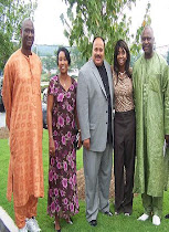 AJU WITH GAMBIAN MINISTERS.