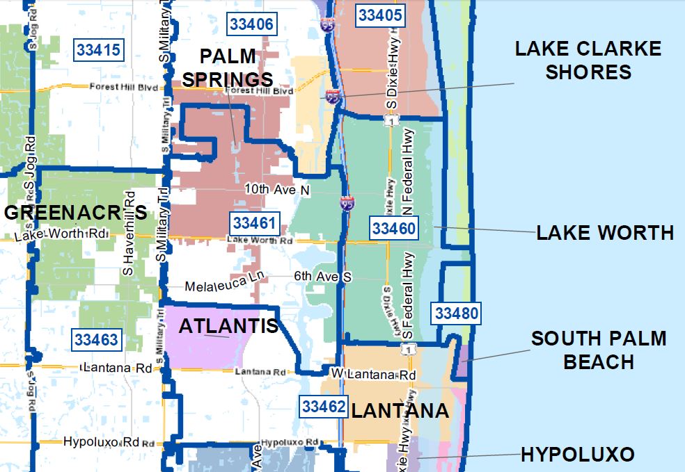 lake worth zip code map Lake Worth Beach City Limits Just In Case You Missed This Blog lake worth zip code map