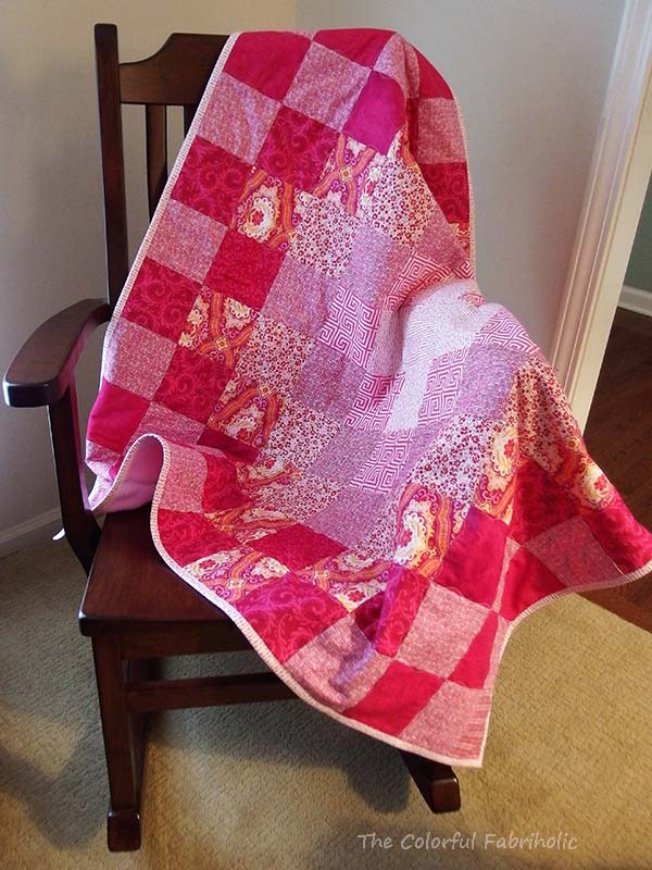 The Colorful Fabriholic Rocking Chair Quilts