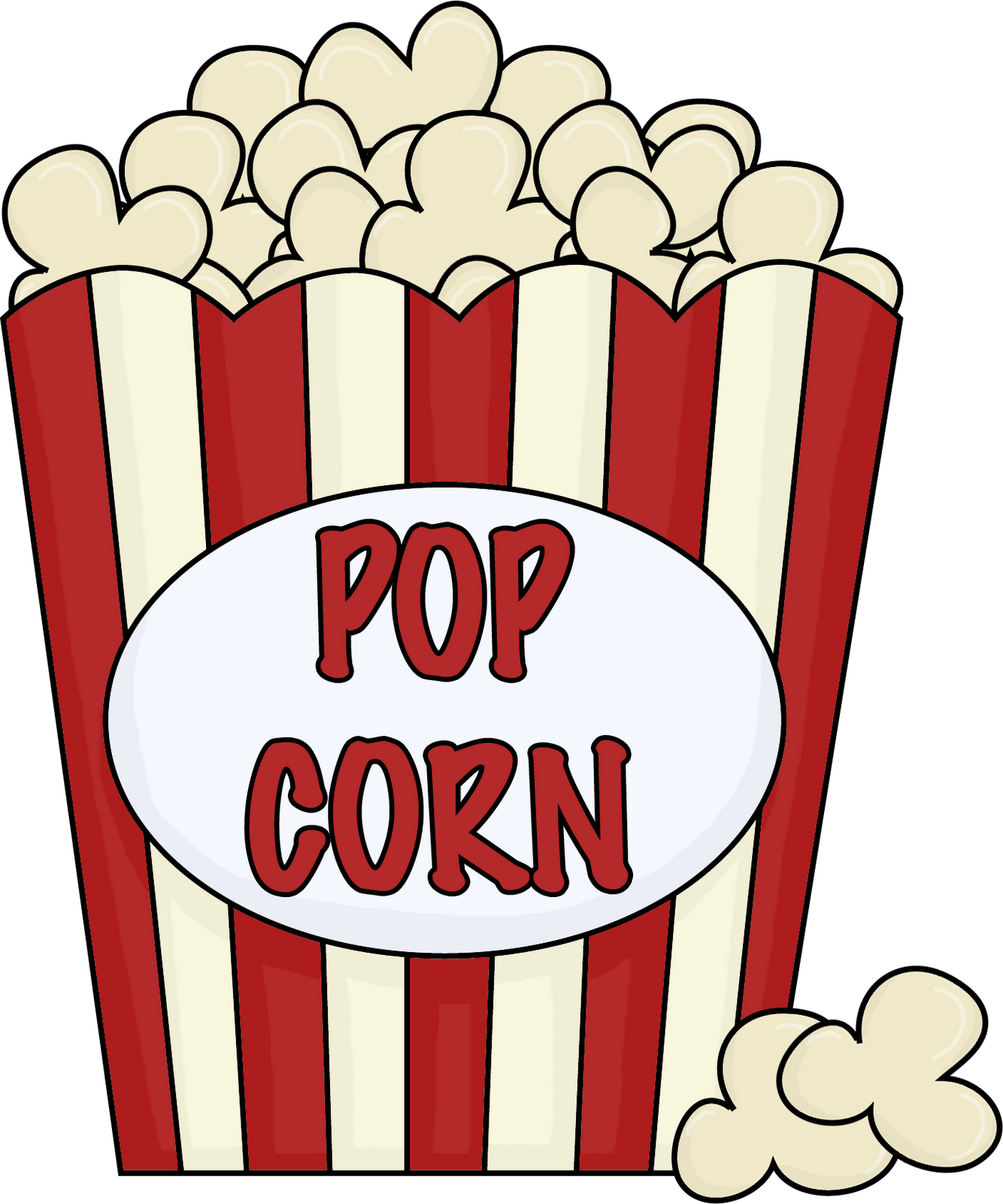 clipart movie popcorn - photo #19