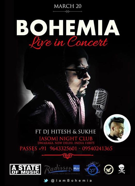 BOHEMIA Live in Concert ft Dj Hitesh & Sukhe (ASOM) - March 20 2015