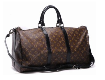 Louis Vuitton M56714 Keepall With Shoulder Strap Travel Bag