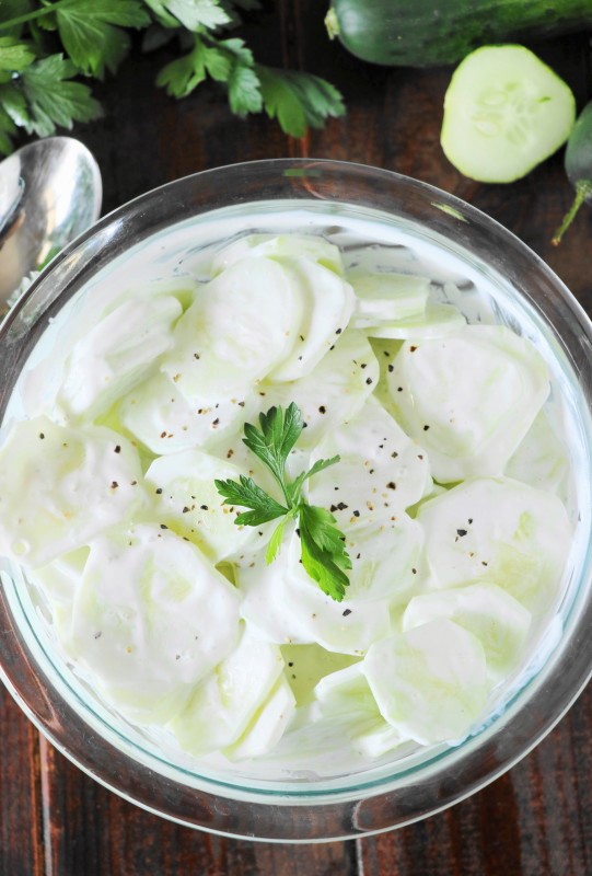 Cucumbers in Sour Cream The Kitchen is My Playground