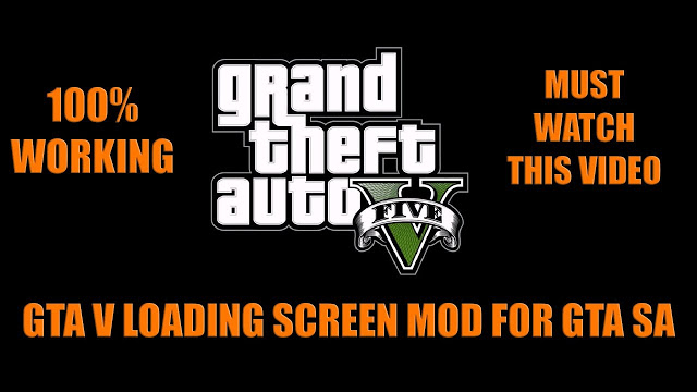GTA V Loading Screen Mod for GTA San Andreas Free Download
