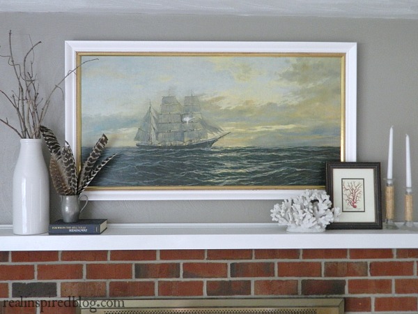 Real Inspired How To Decorate A Long Mantel