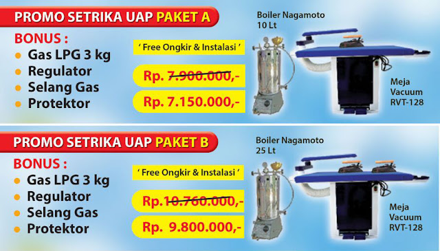 kredit setrika uap boiler