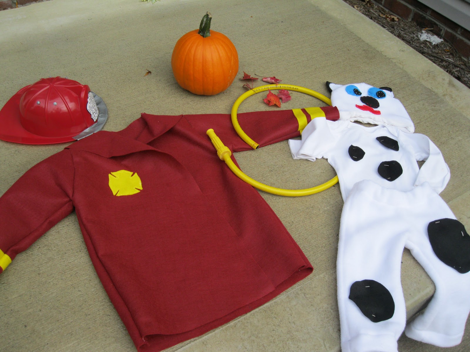 Monkey See, Monkey Do! Fireman and Firedog Halloween Costumes