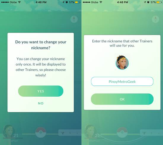 How to change your nickname in Pokemon Go