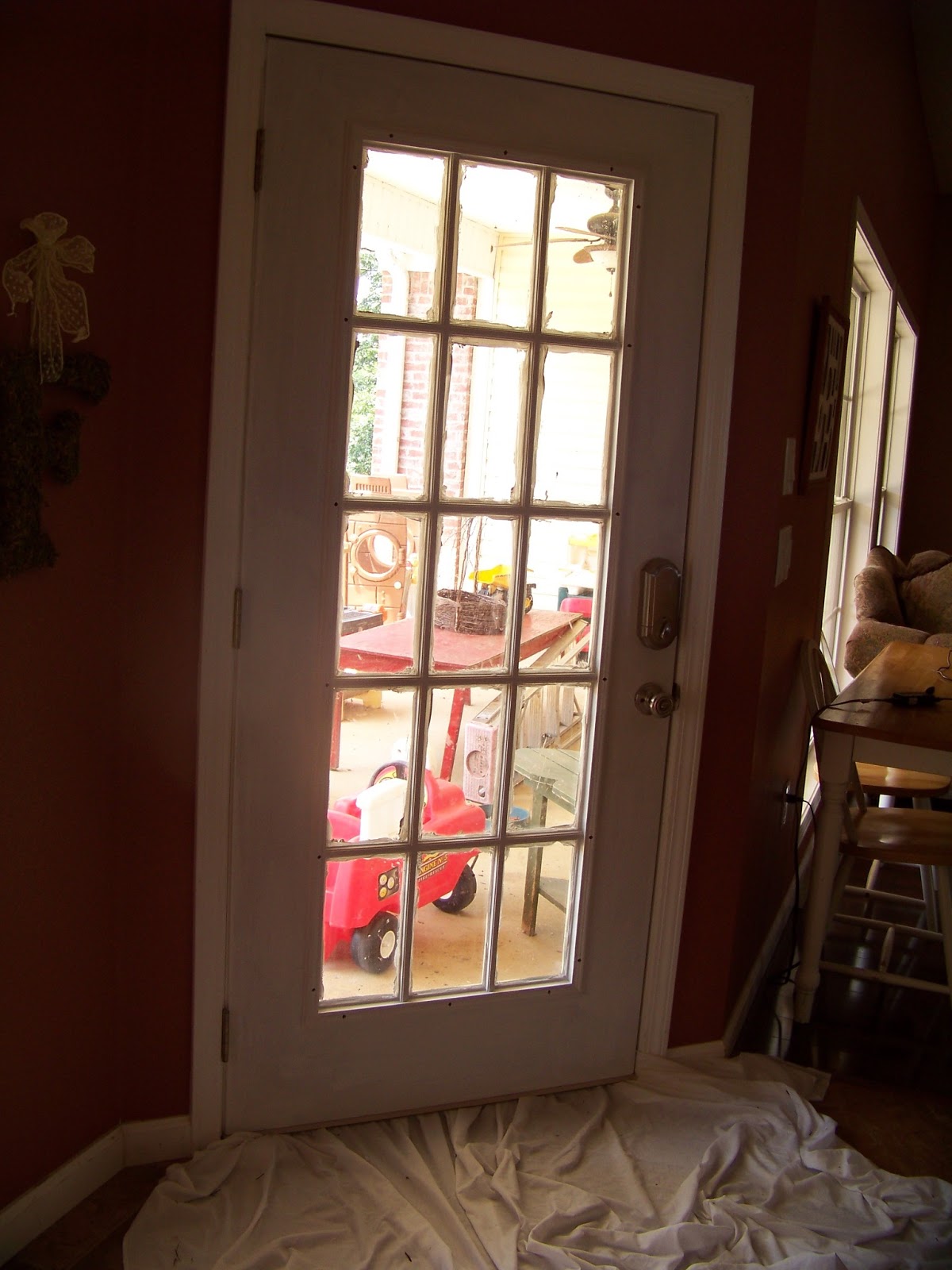 The Ferrell Boys and Me . . . Makeover Monday Patio Door Finally