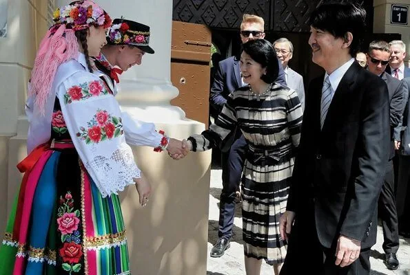 Crown Prince Fumihito and Crown Princess Kiko visited the Lazienki Park, and Marie Curie-Sklodowska Museum and Lowicz