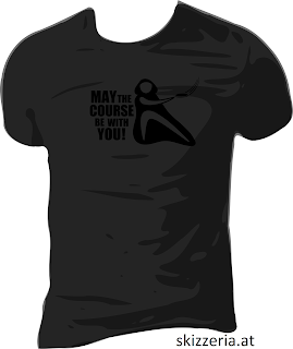 Shirt May the course be with you Disc Golf
