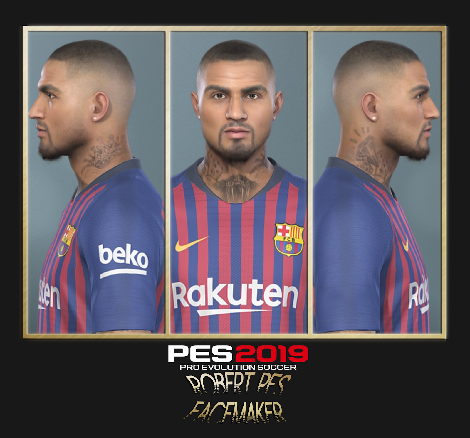 PES 2019 Faces Kevin-Prince Boateng by RobertPes Facemaker ...