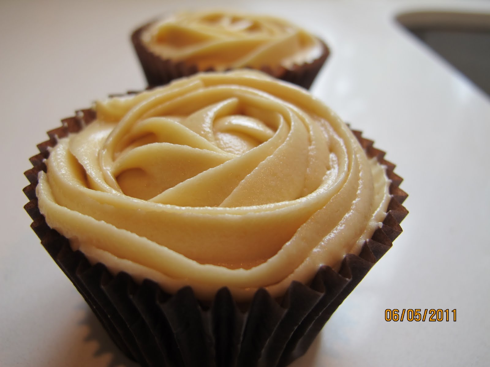 It's all about family and food Caramel Mud Cupcakes with Rich caramel