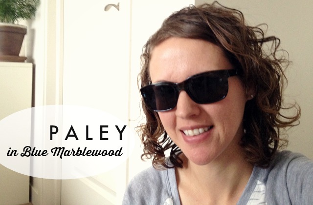 Warby Parker Prescription Sunglasses // paley in blue marblewood