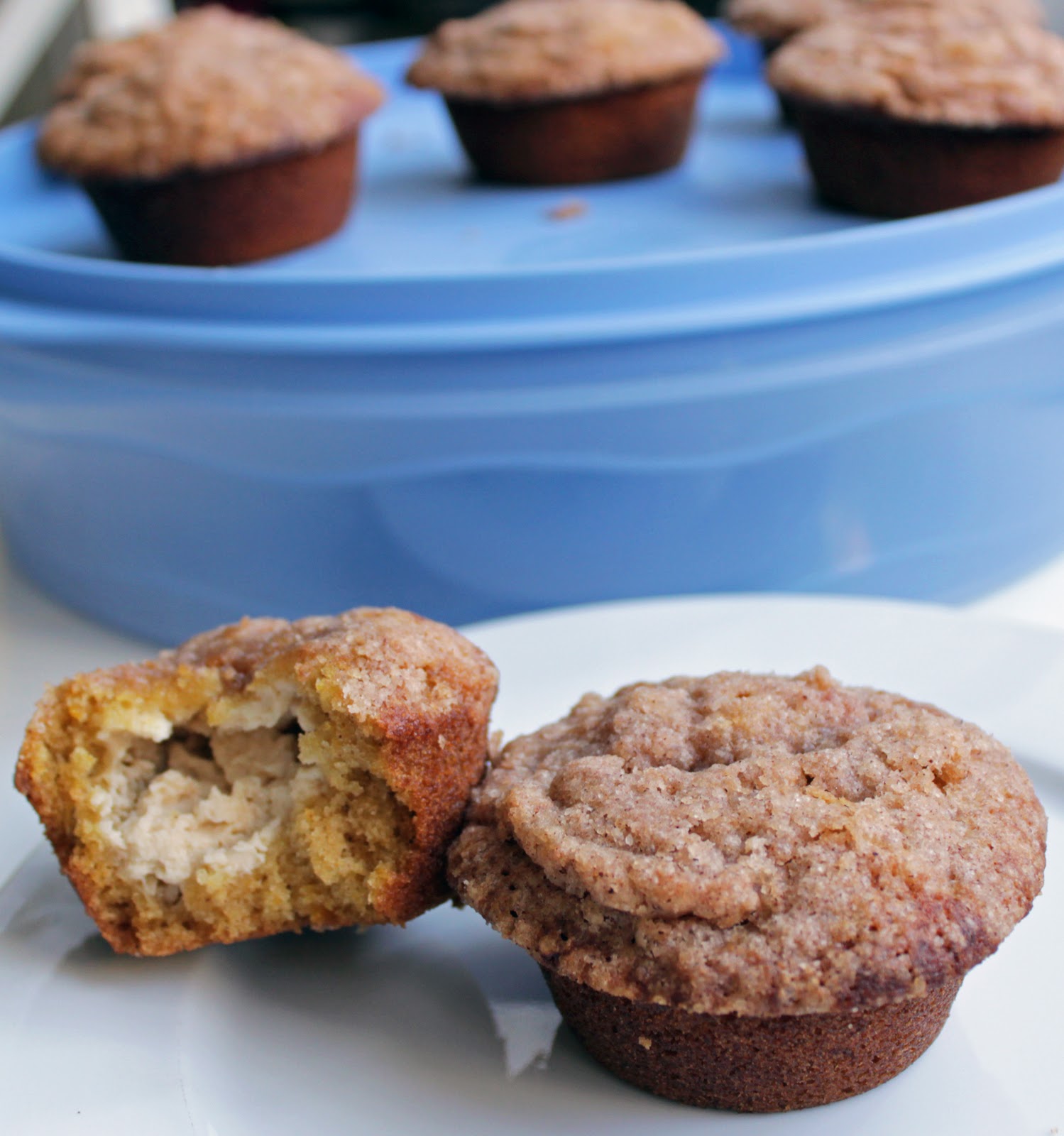 Nuts about food: Pumpkin muffins with streusel topping and maple cream ...