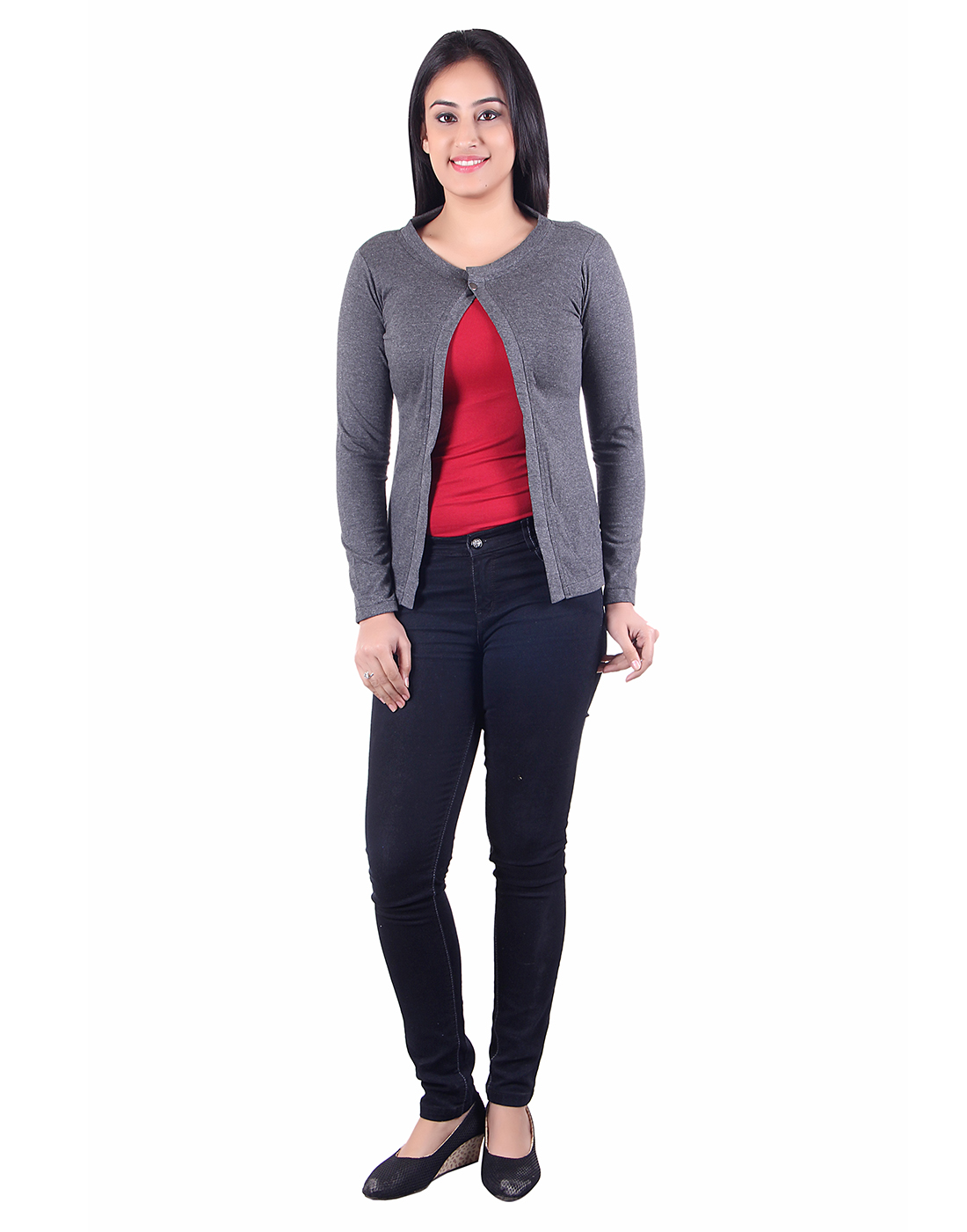 Shrugs Dark Grey Long Shrug