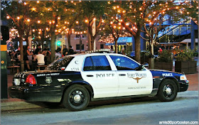 Coche de Policia de Fort Worth Coche de Policia de Fort Worth