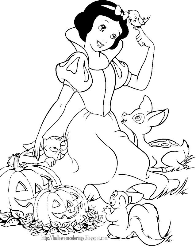 halloween character coloring pages - photo #4