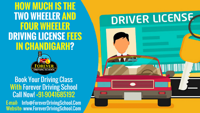 TWO WHEELER AND FOUR WHEELER DRIVING LICENSE FEES IN MOHALI