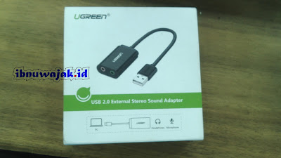 USB soundcard ugreen bungkus luar