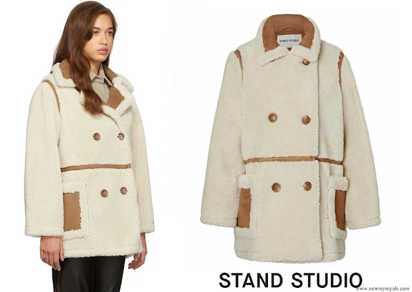 Princess Sofia wore Stand Studio off-white chloe jacket