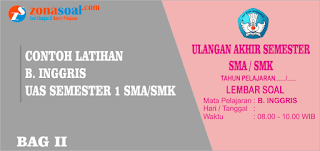 Soal Uas Bahasa Inggris Semester 1 Ganjil Kelas 12 Terbaru