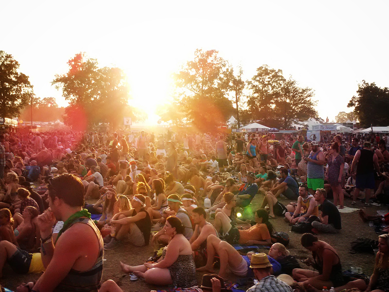 The crowd at The What Stage on Sunday, June 15 at the Bonnaroo Music & Arts Festival