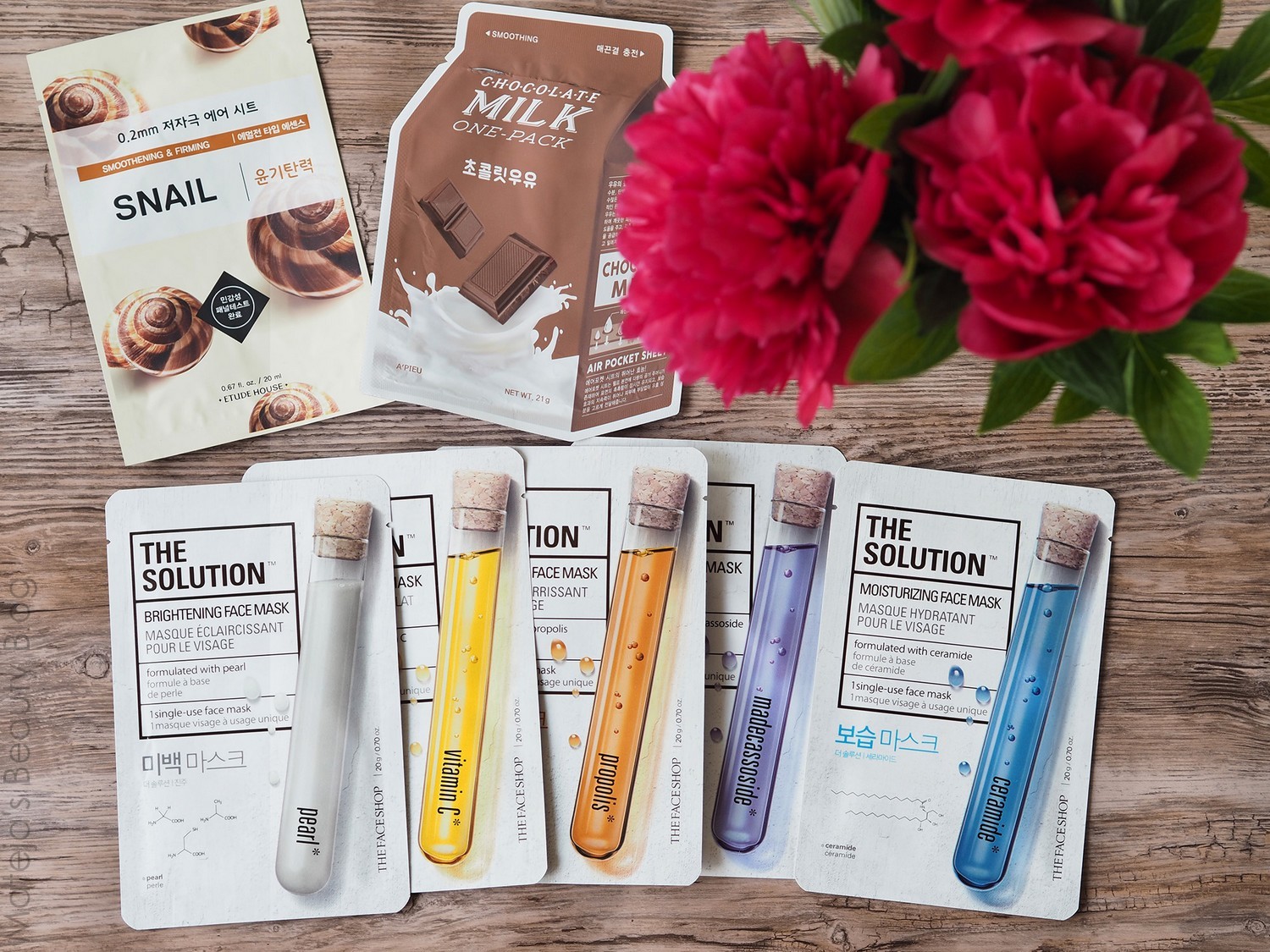 Download Sheet Masks A Pieu Etude House The Face Shop And The Saem Mateja S Beauty Blog PSD Mockup Templates