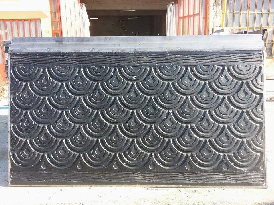 Beton duvarı kalıpları Desenli duvar kalıpları ve Beton duvar kalıbı