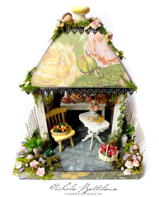 Miniature Tea Cottage - Nichola Battilana