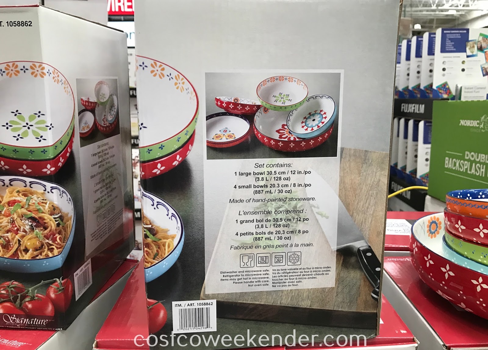 Signature Housewares 5-piece Serving Set Stoneware Bowls Signature Housewares 5-piece Serving Set Stoneware Bowls