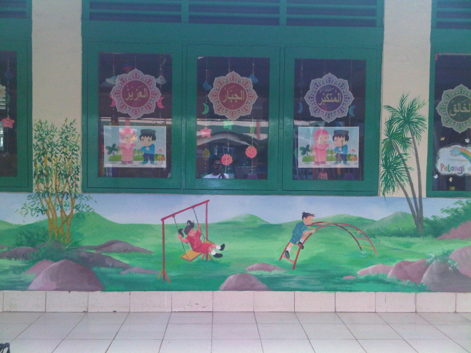 Contoh Lukisan Dinding Sekolah TK