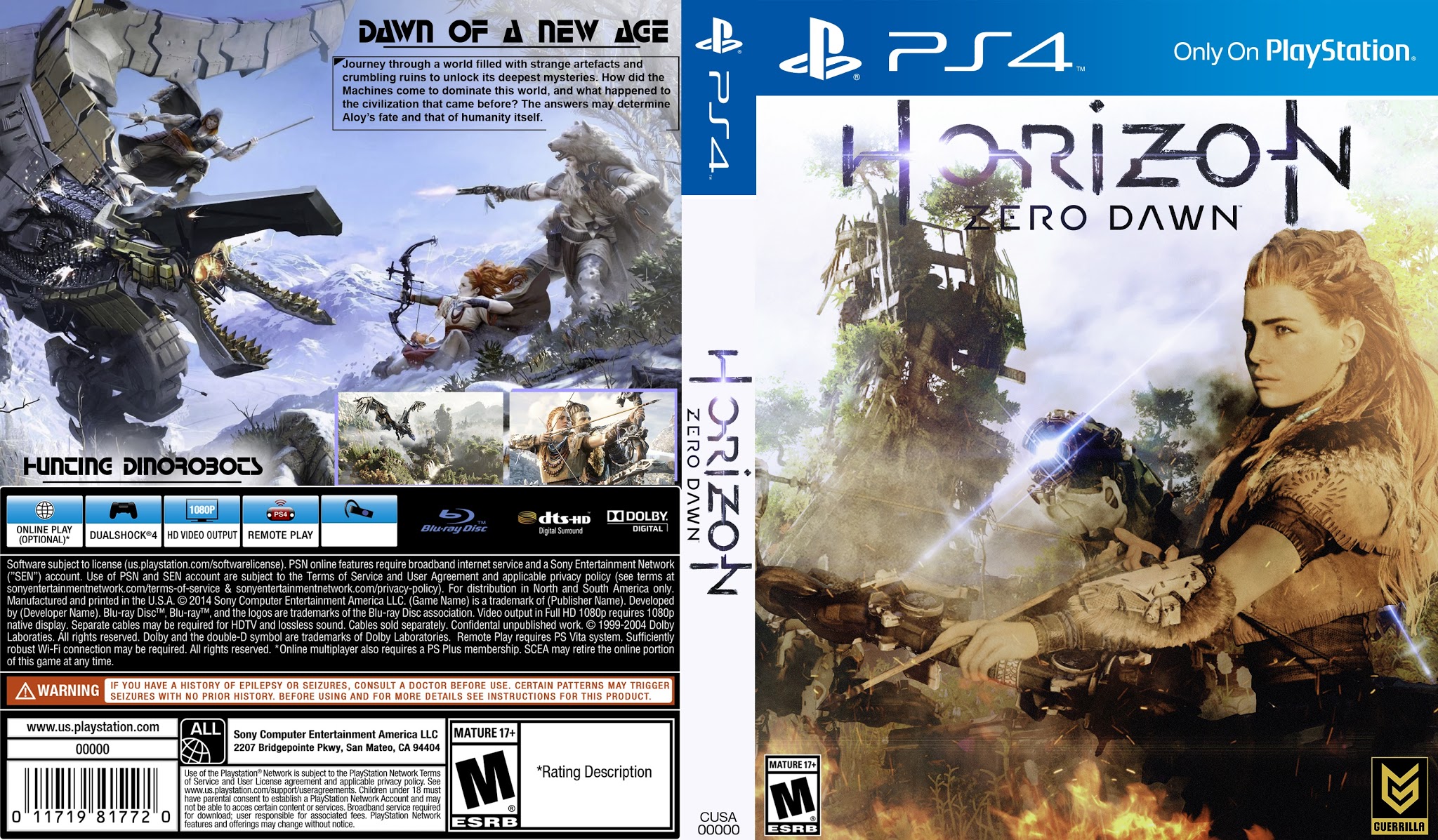 Horizon Zero Dawn - Playstation 4 | Ultra Capas