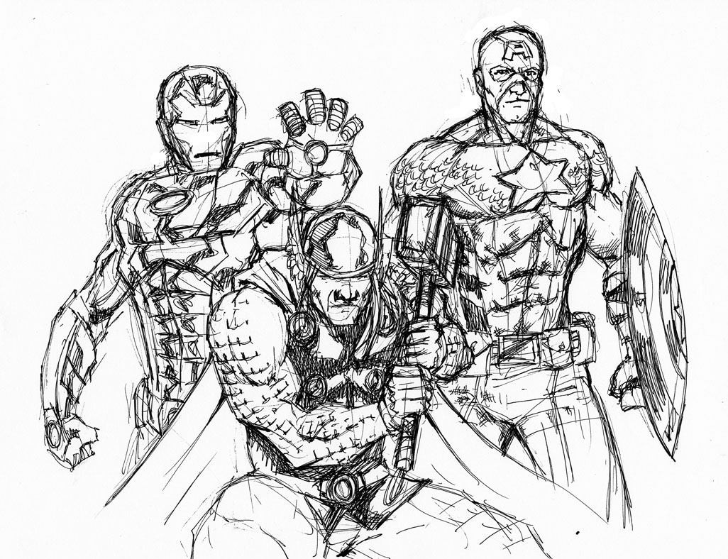 Avengers Ausmalbilder Avengers Ausmalbilder
