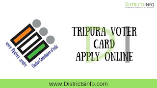 Tripura Voter card Apply Online