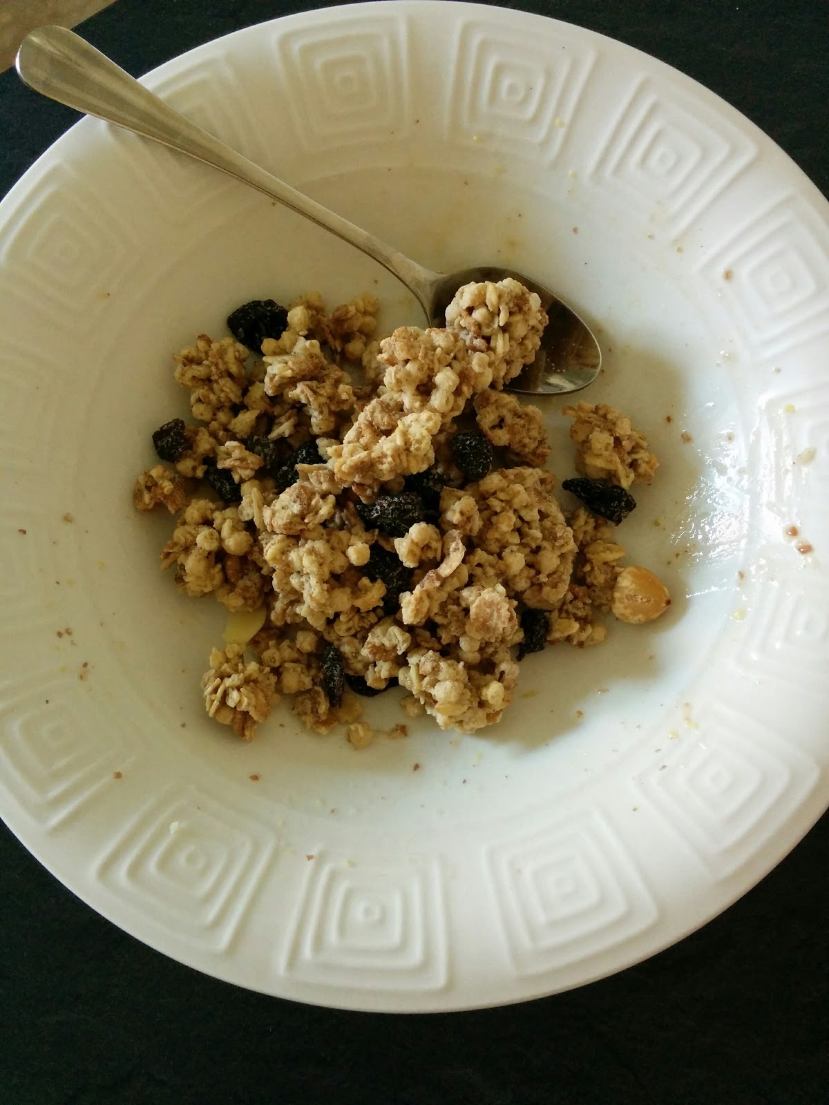 The Excited Eater Alpen Granola Review Raisins, Almonds and Granola