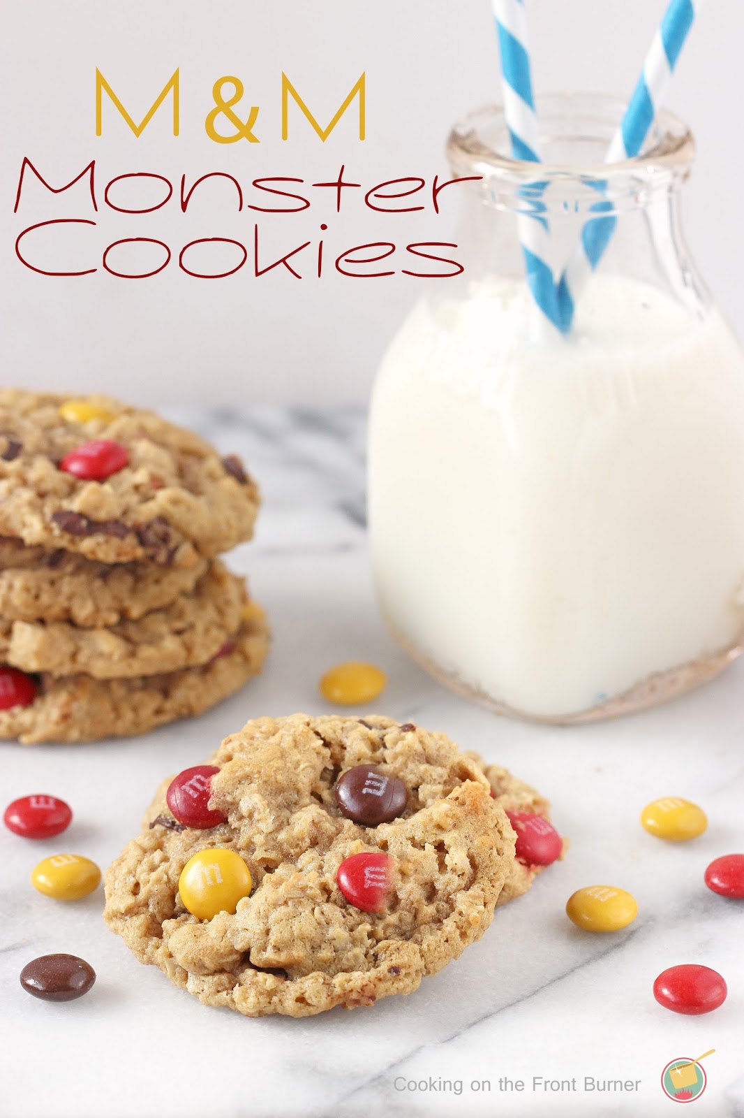 M&M Monster Cookies | Cooking on the Front Burner M&M Monster Cookies | Cooking on the Front Burner
