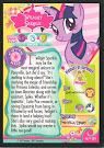 My Little Pony Twilight Sparkle Series 1 Trading Card