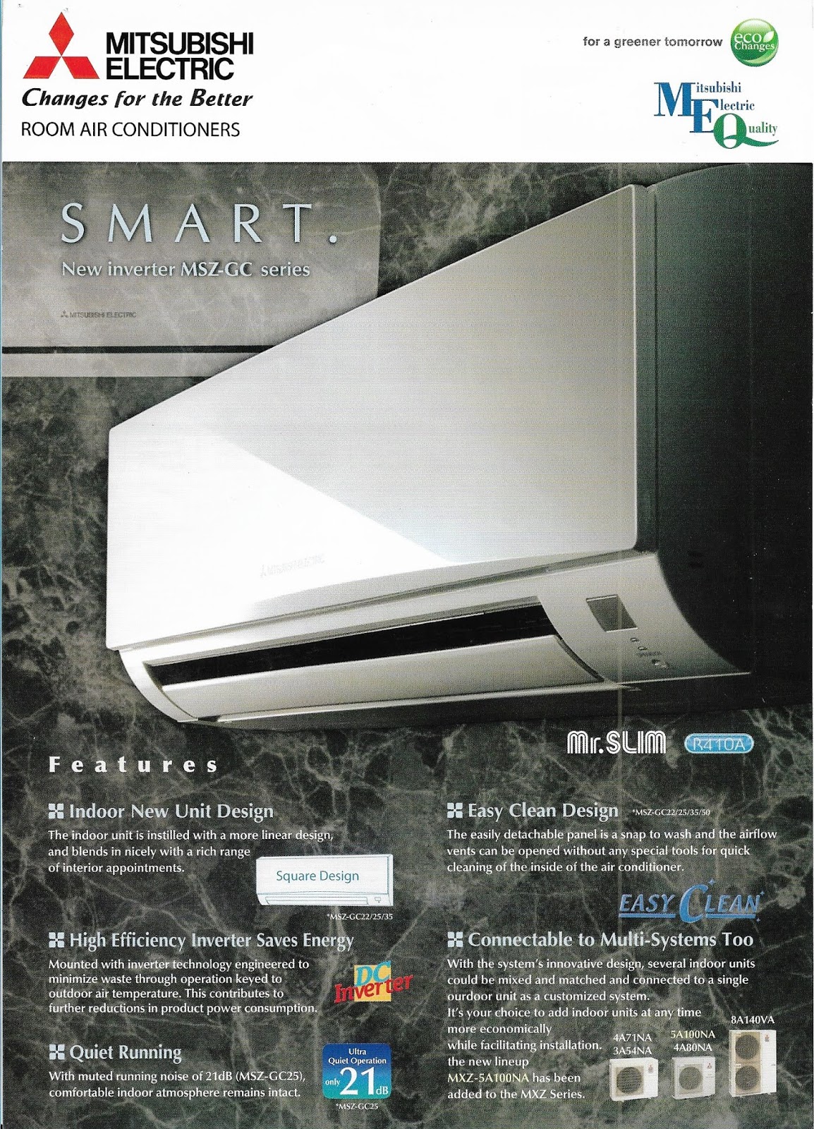 MITSUBISHI ELECTRIC ROOM AIR CONDITIONERS