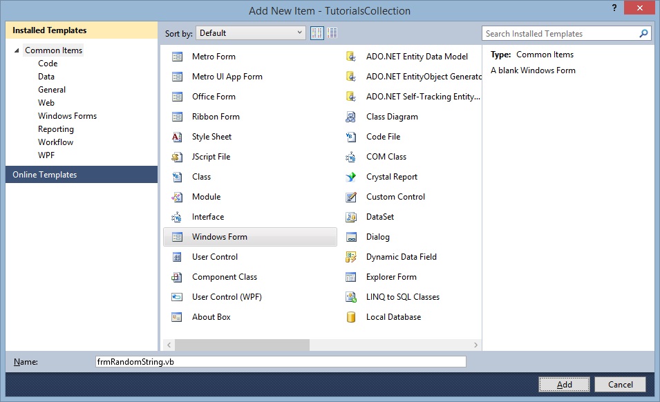 Create a Random String Generator code4dev