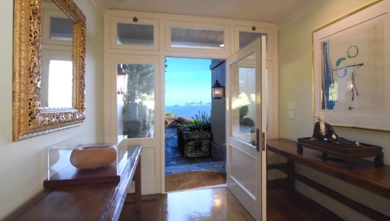 16 Photos vs. Inside Elegant Mansion with Beautiful View in Belvedere California vs. Interior Design Tour